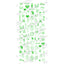 Tsumekira Britney TOKYO Produce 8  Carnival Neon Green SG-BTK-123