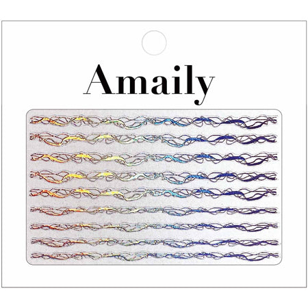 Amaily Nail Stickers No. 5-40 Nuance Line OS