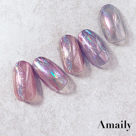 Amaily Nail Stickers No. 5-40 Nuance Line OS