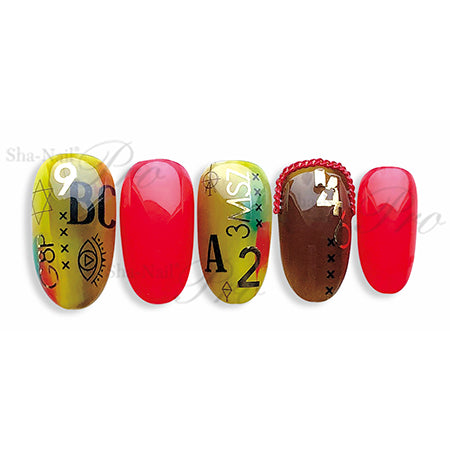 Sha-Nail Plus Number Face Mix Gold  AYAKO-PNF01