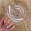 + D D.nail Silky Clover  Silver  2 pieces