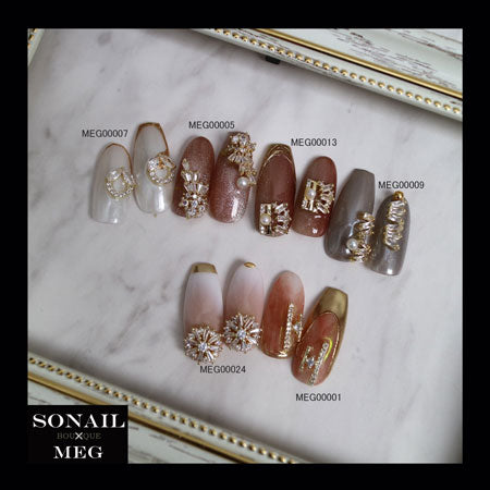 SONAIL Nail Deco Parts  MEG000001  2P