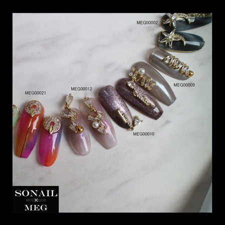 SONAIL Nail Deco Parts  MEG000002  2P