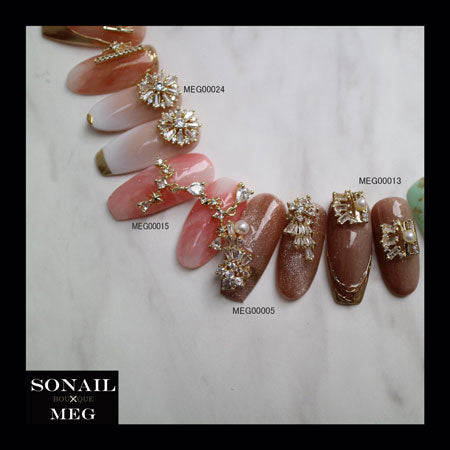 SONAIL Nail Deco Parts  MEG000005 2P