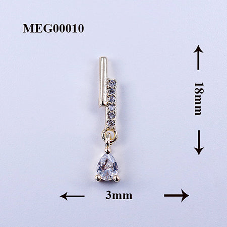 SONAIL Nail Deco Parts  MEG0010  2P