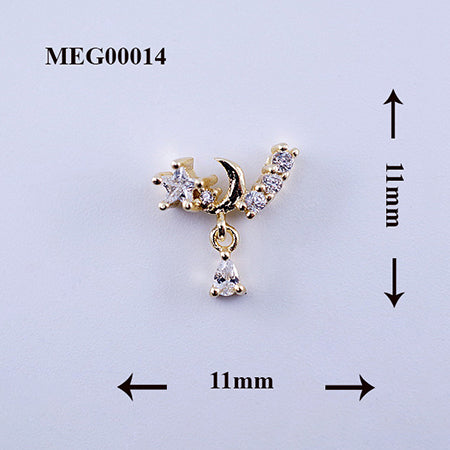 SONAIL Nail Deco Parts  MEG0014  2P