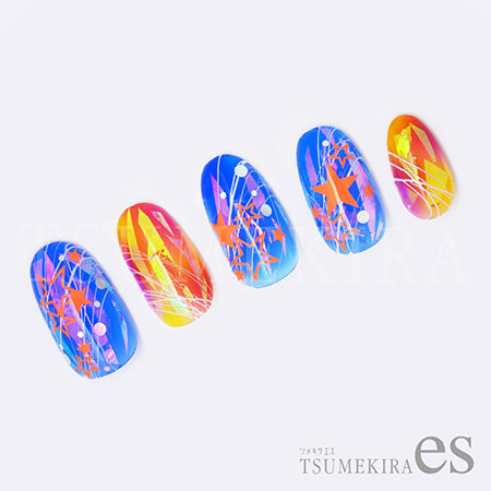 Tsumekira es Neon Star  Neon Orange