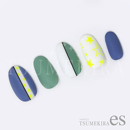 Tsumekira es Neon Star  Neon Yellow