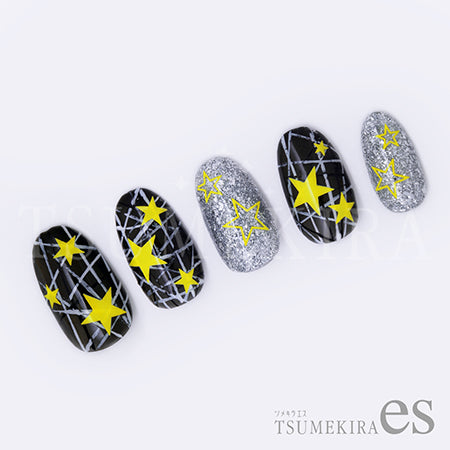 Tsumekira es Neon Star  Neon Yellow