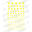 Tsumekira es Neon Star  Neon Yellow