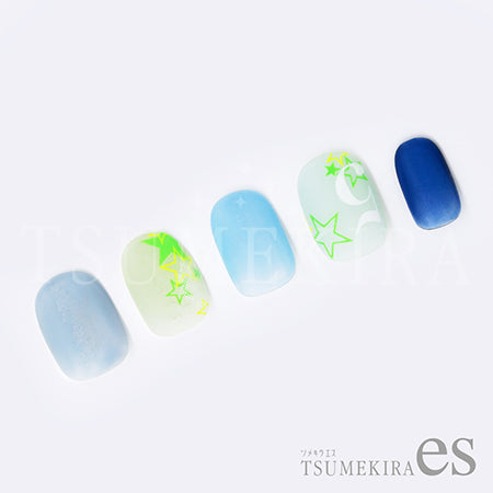 Tsumekira es Neon Star  Neon Green