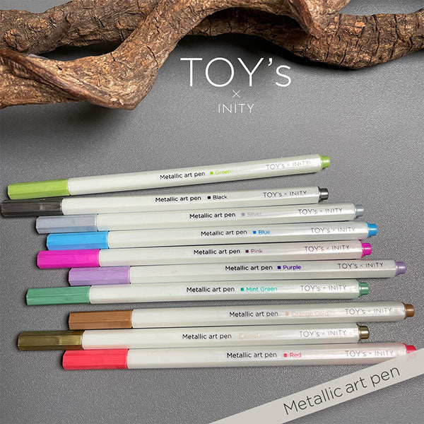 TOY's × INITY Metallic Art Pen 10-Color Set