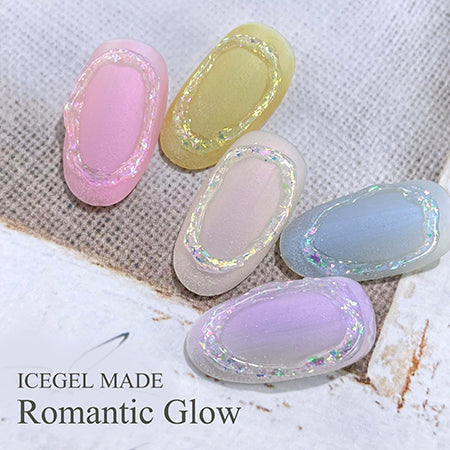 ICE GEL A BLACK Romantic Glow Gel  1229 Lily  3g