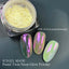 ICE GEL Glow Powder  Twin neon purple & orange GW14