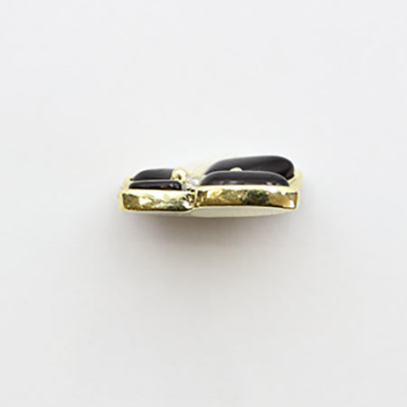 MATIERE Gold Frame Butterfly Parts  Apricot 2p