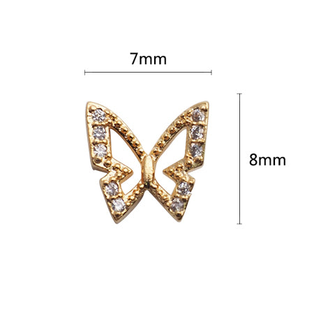 Nail Accessories Sweet Little Papillon  2p