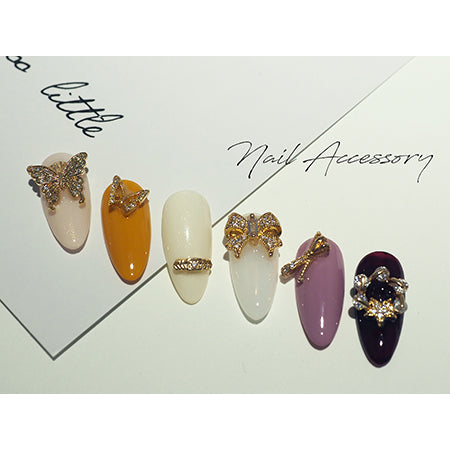 Nail Accessories Pave Stone Papillon  2p