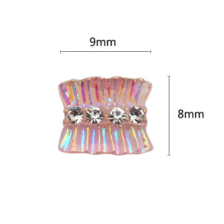 Aurora Frill with Nail Accessories Pearl Pink  8P