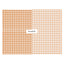 + D D.Nail Sticker 01 Orange Plaid 1 sheet