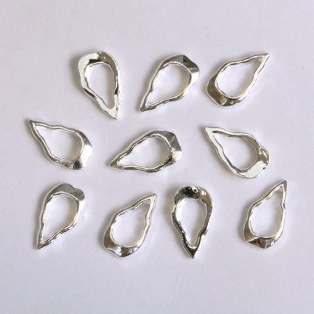 + D D.Nail Shizuku Frame Silver  20P