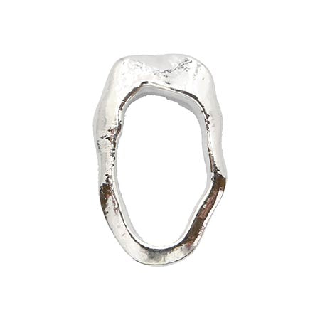 MATIERE Metal Frame Nuance Oval   Silver 6p