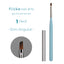 Flicka Gel Brush PEDI Slim Angular