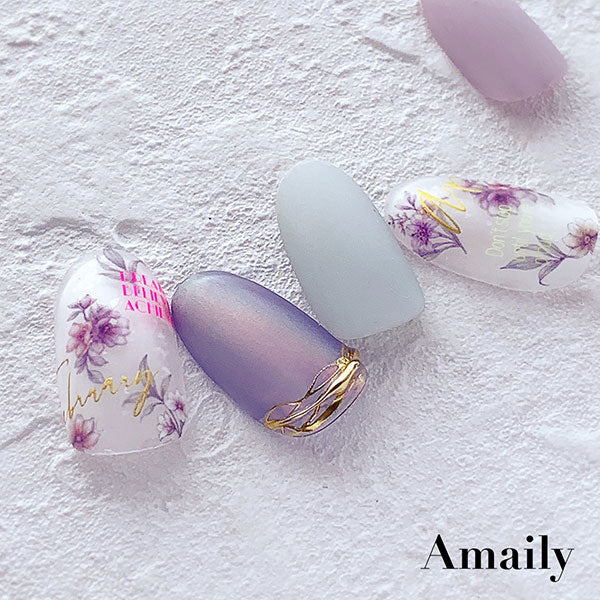 Amaily nail stickers  No. 1-30 Taste full bouquet