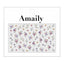 Amaily nail stickers  No. 1-30 Taste full bouquet