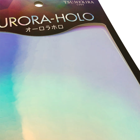 Tsumekira Aurora Holo Aurora Film Sticker Plain sheet