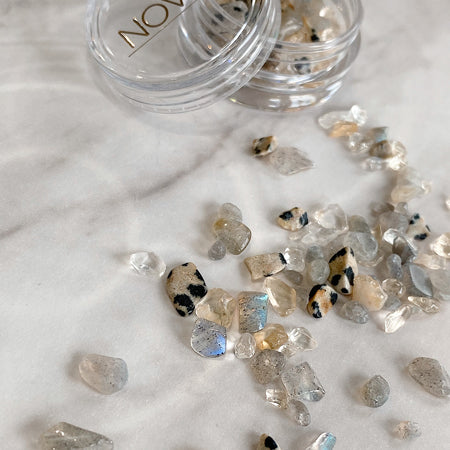 NOVEL ◆ Labradorite Mix Stone