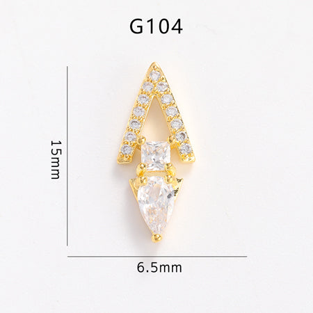 NAILTAS Nail Deco Parts  G104  2P