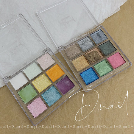 + D watercolor palette  Fresh Pastel  9 colors