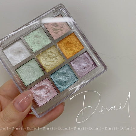 + D watercolor palette  Fresh Pastel  9 colors