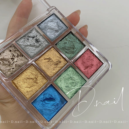 + D watercolor palette  Earth Tone  9 colors