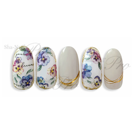 Sha-Nail PRO Sheer Pansy  RUMI-007