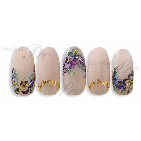 Sha-Nail PRO Sheer Pansy  RUMI-007