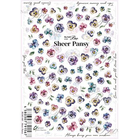 Sha-Nail PRO Sheer Pansy  RUMI-007