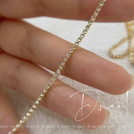 + D D.Nail Decoration Chain  Gold　