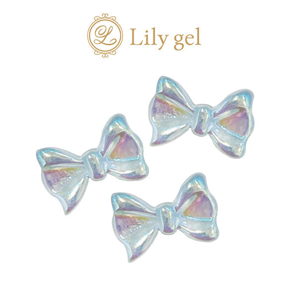 Lily Gel Aurora Ribbon Parts  Blue 12P