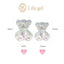Lily Gel Aurora Kuma-chan Parts  Clear (small) 12P
