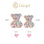 Lily Gel Aurora Kuma-chan Parts  Pink (small) 12P