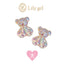 Lily Gel Aurora Kuma-chan Parts  Pink (large) 12P