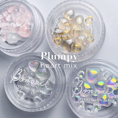 Bonnail Plumpy Heart Mix  Effect Flakes 16p