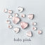 Bonnail Plumpy Heart Mix   Baby Pink 16p