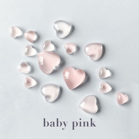 Bonnail Plumpy Heart Mix   Baby Pink 16p