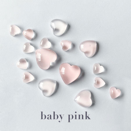 Bonnail Plumpy Heart Mix   Baby Pink 16p