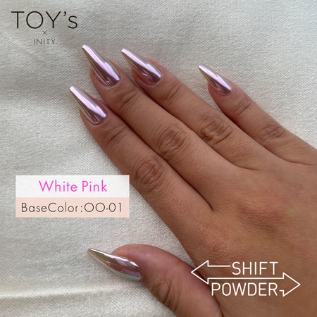 TOY's x INITY Shift Powder  T-SH02 White Pink