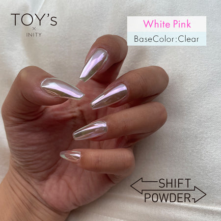 TOY's x INITY Shift Powder  T-SH02 White Pink