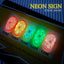 ICE GEL A BLACK Neon Sign Gel  1295 Lime Green 3G
