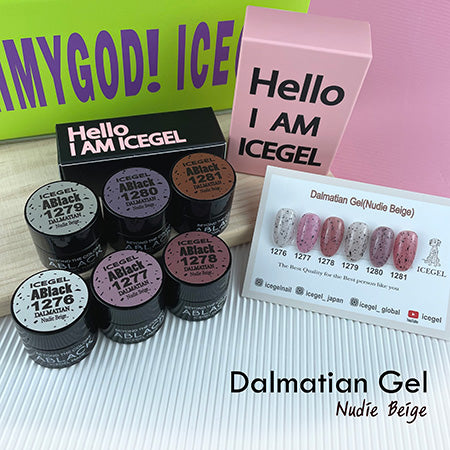 ICE GEL A BLACK Dalmatian Gel  1277 Faded Pink 3G